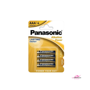 Panasonic Alkaline Power AAA (LR03) Αλκαλικές Μπαταρίες 4 τμχ