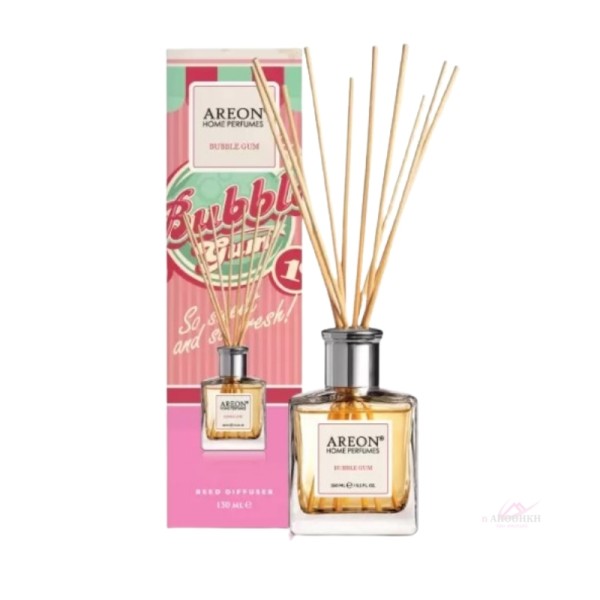 Areon Home Perfume Αρωματικό Χώρου με Sticks Bubble Gum 85ml ΕΙΔΗ ΟΙΚΙΑΚΗΣ ΧΡΗΣΗΣ 