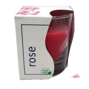 Aromatic Life Κερί Ποτήρι Αρωματικό Rose Plastic Free