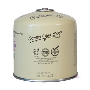 CAMPER GAZ Φιαλίδιο Υγραερίου με βαλβίδα 500gr
