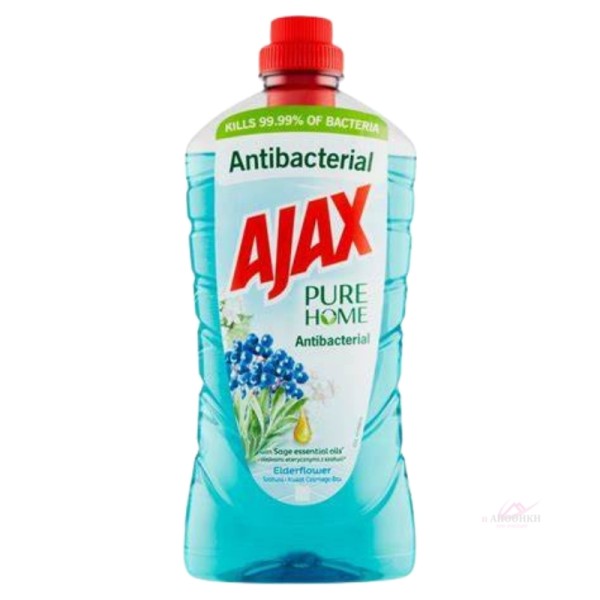 Καθαριστικο - AJAX Pure Home Καθαριστικό Υγρό Γενικής Χρήσης Elderflower 1LT ΚΑΘΑΡΙΟΤΗΤΑ 