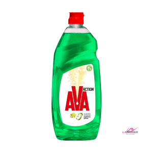 AVA Action  Απορρυπαντικό Πιάτων Υγρό  Λευκό Ξύδι Και Πράσινο Μήλο 900ml