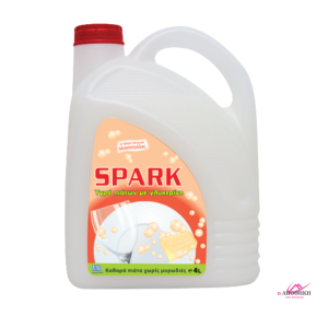 SPARK Απορρυπαντικό Πιάτων Υγρό με Σαπούνι Μασσαλίας 4L