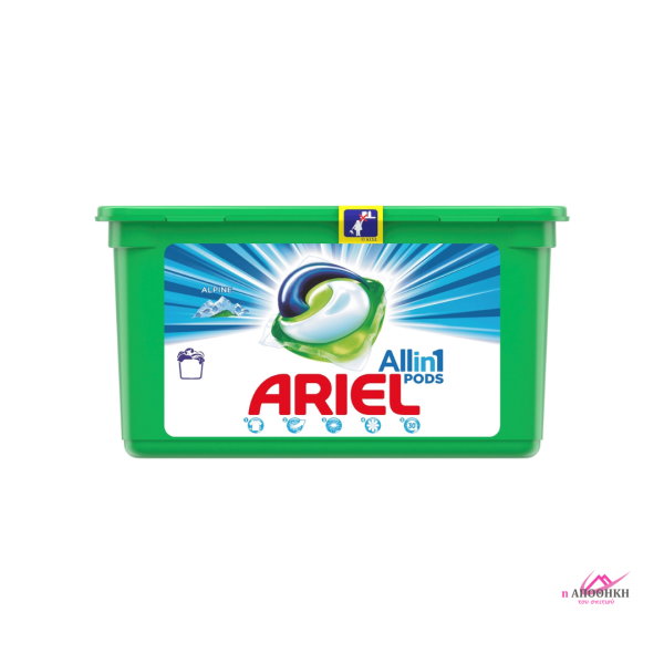 ARIEL Allin1 Pods Alpine Απορρυπαντικό Πλυντηρίου Ρούχων 22τεμ. ΚΑΘΑΡΙΟΤΗΤΑ 