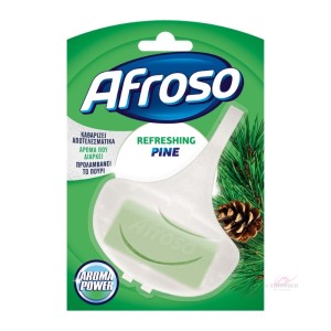 Afroso Στερεό Block Τουαλέτας Refreshing Pine Ανταλλακτικό 2x40gr