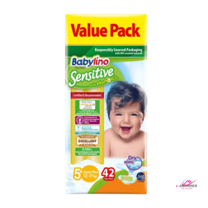 Babylino Sensitive Junior Νo5+ (12-17 kg) Value Pack 42τεμ.