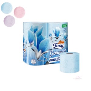 Foxy Bouquet Xαρτί Υγείας Γαλάζιο 6ρολλά 3φυλλο