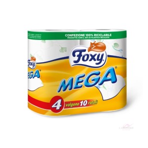 Foxy Mega Xαρτί Υγείας 4ρολλά 2φυλλο