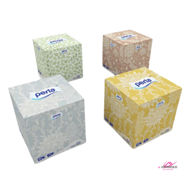 Χαρτομαντηλα - Perla Cube Facial Χαρτομάντηλα Kύβος Kουτί 3φυλλο 60τεμ.  ΠΑΝΕΣ & ΧΑΡΤΙΚΑ